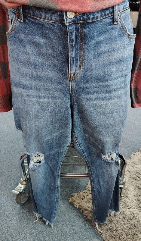 Torrid Perfect Boyfriend ankle classic denim size 22 tall