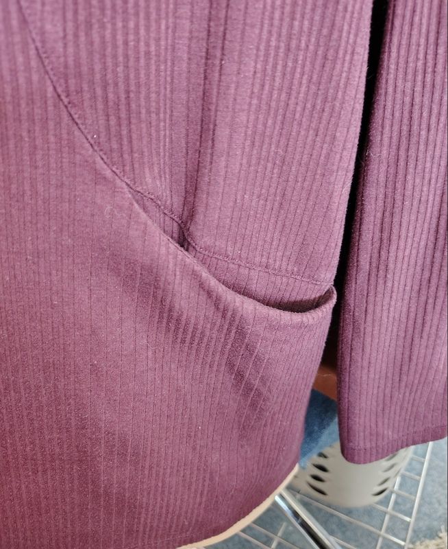 Lane Bryant purple ribbed cardigan size 26/28 4x