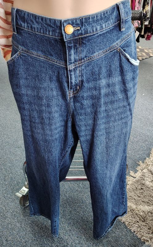 Lane Bryant mid rise relaxed straight jeans size 26 petite