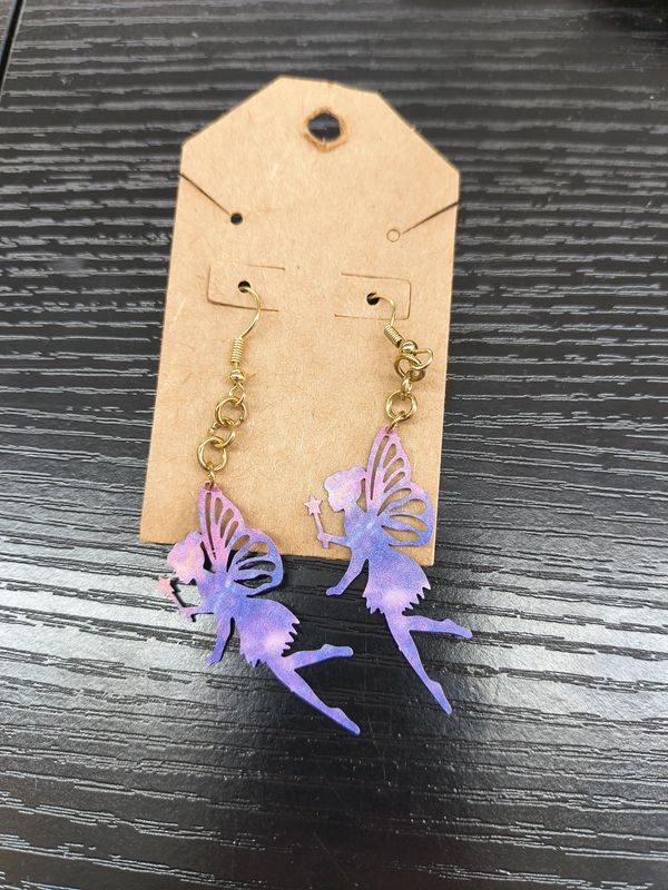 Delicate Fairy earrings handmade whimsical