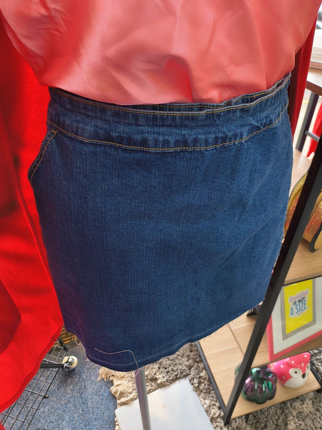 Size 26/4x Torrid denim skort skirt NWT