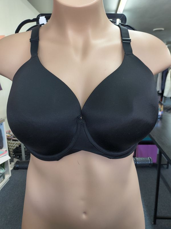 46C Auden black underwire bra convertible
