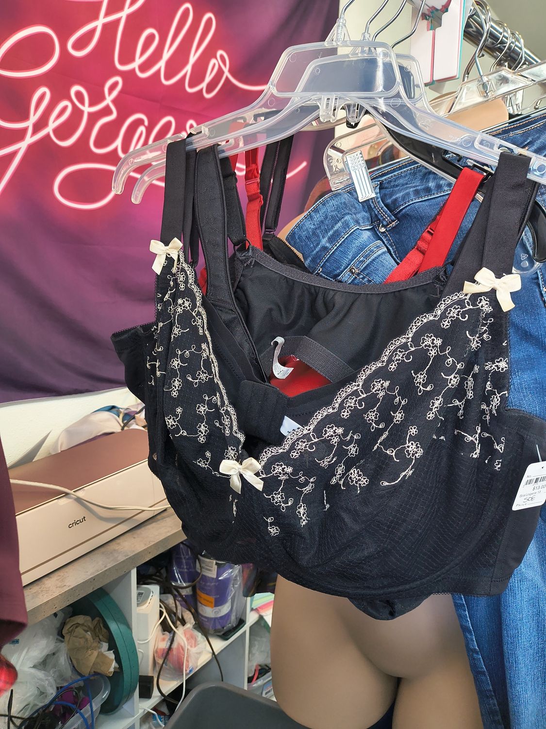 50E Perfects Perfectly Australian lace lace underwire bra