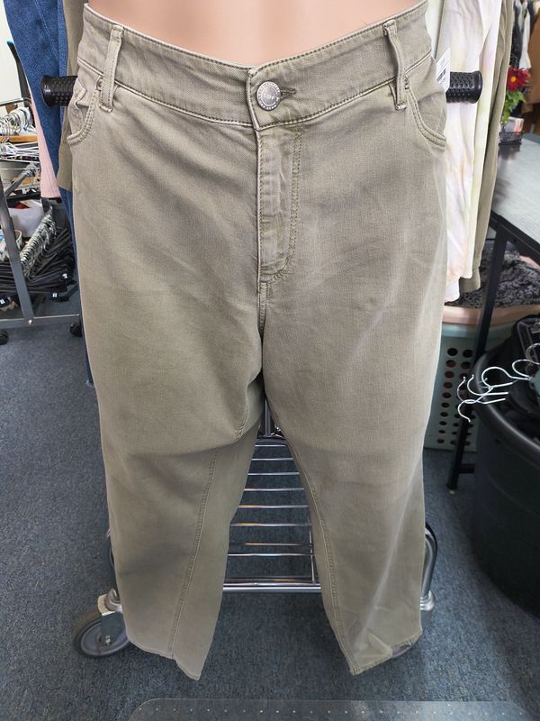 Size 20 Loft Plus green modern skinny jeans