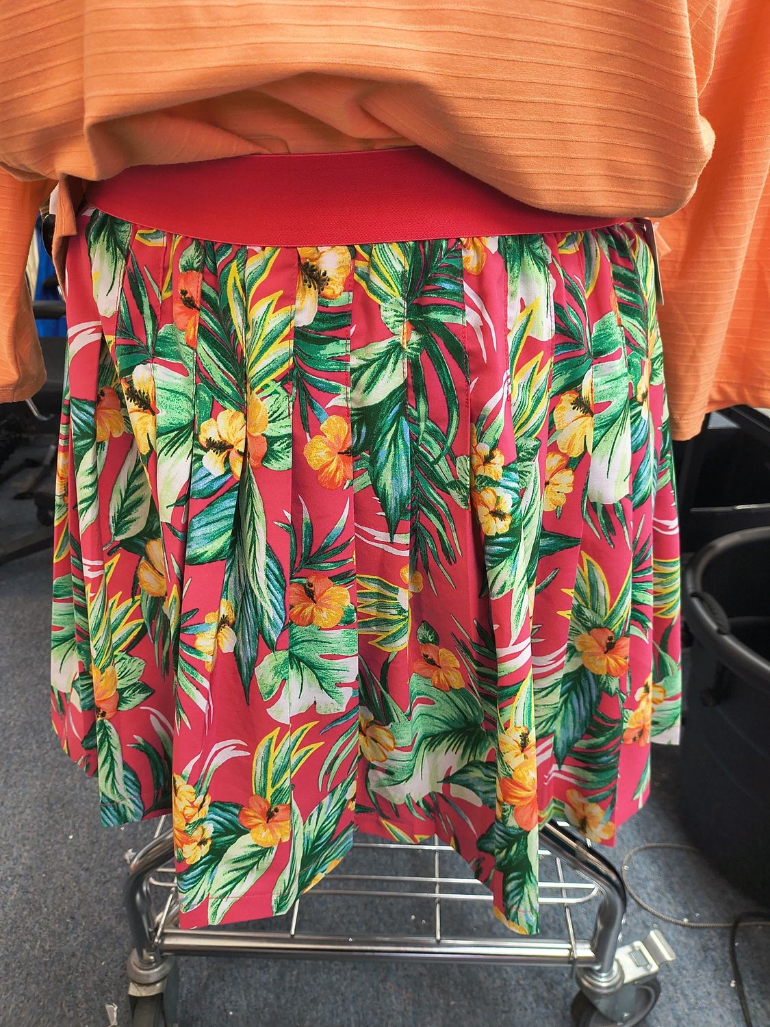 2x Ideology pink floral pleated tennis skirt skort