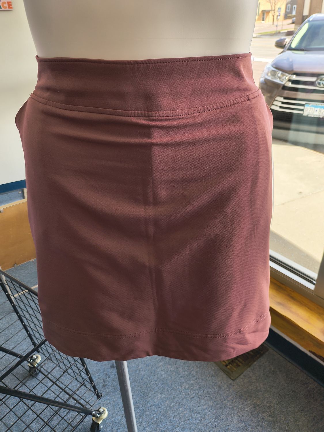 Size XXL 32 Degree mauve skort skirt pull on