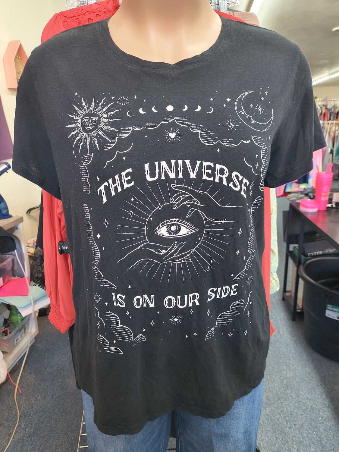 4x Torrid sun and moon black graphic tee top