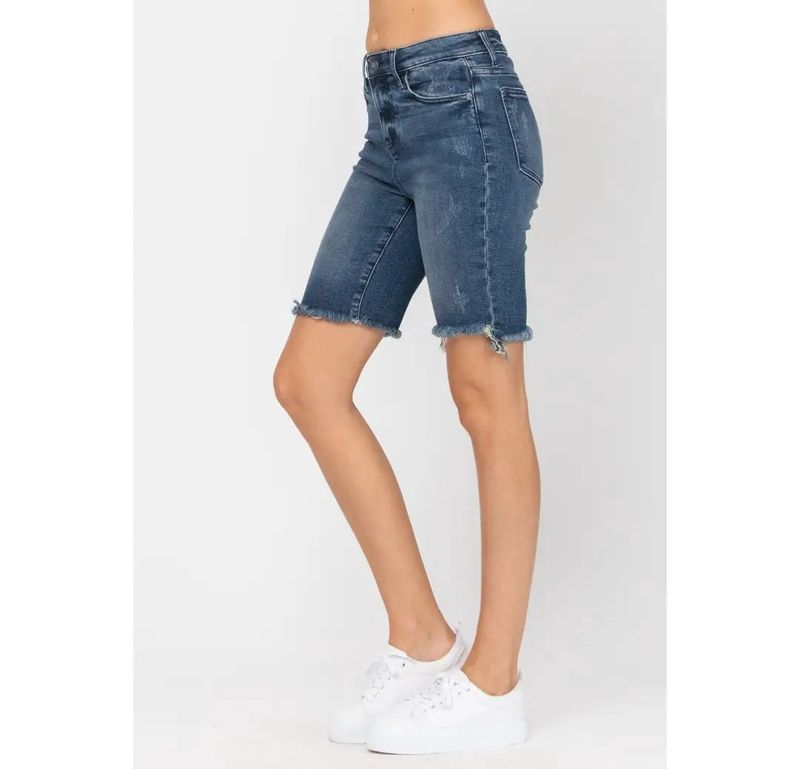 XL Judy Blue New cut off bermuda denim shorts