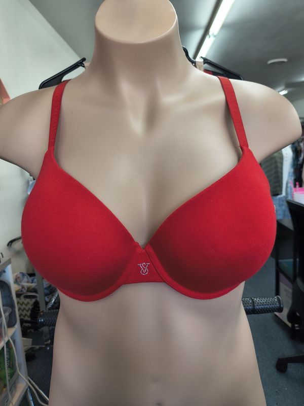 38D Victoria's Secret red padded push up bra