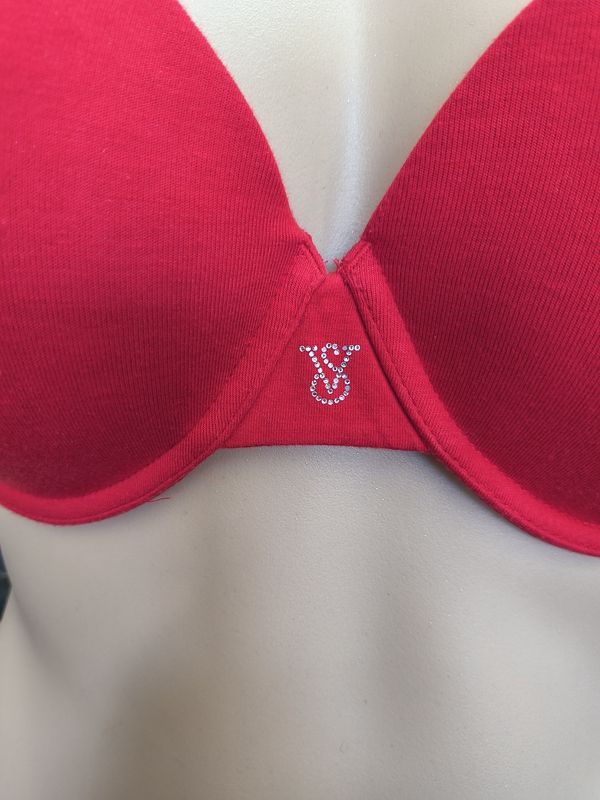 38D Victoria's Secret red padded push up bra