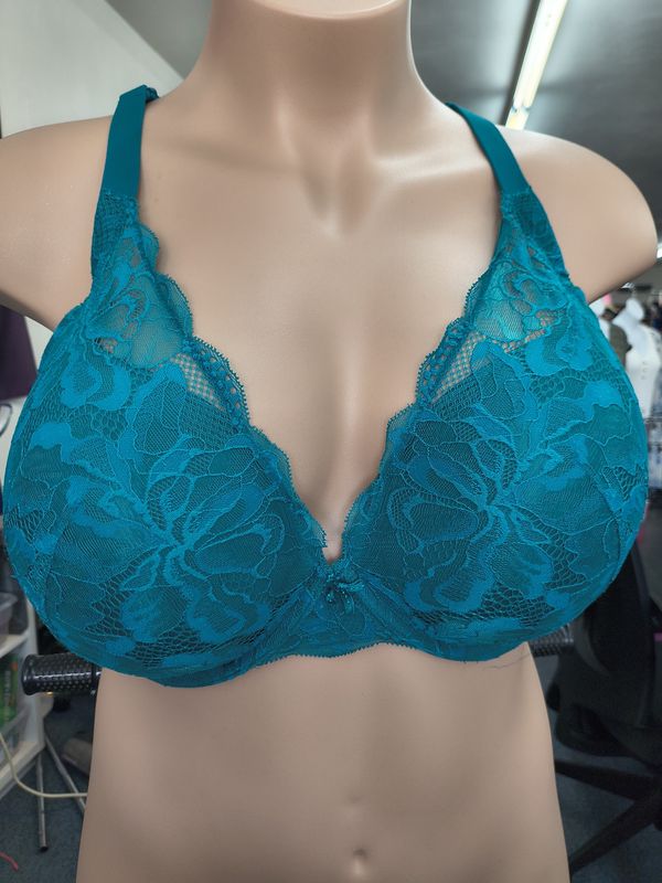 46D Auden The Sublime green lace push up bra