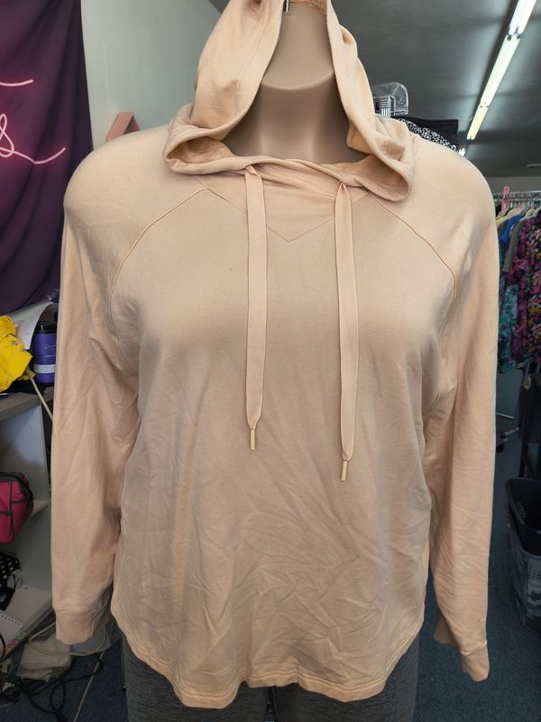 3x Athleta light sherbet soft hoodie