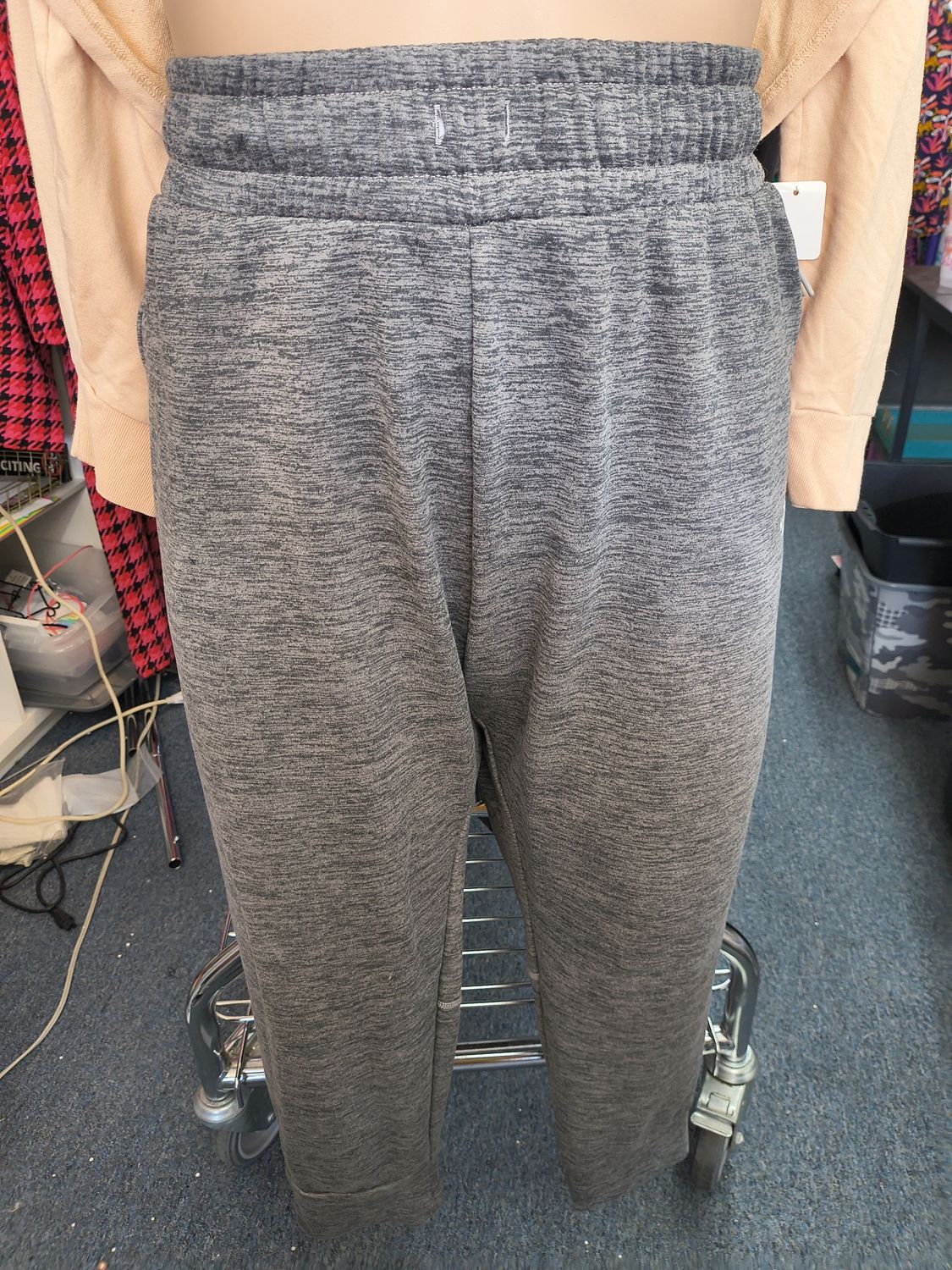 3x The North Face gray heathered soft jogger athletic pants