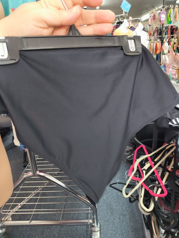 1x basic black bikini swim brief