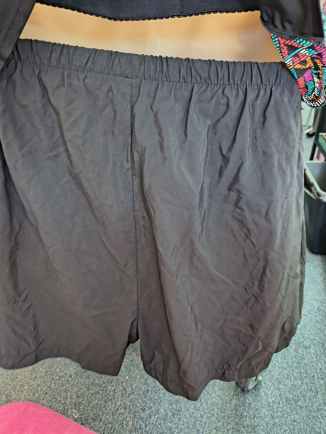 2x/18 Aquabelle black swim shorts with brief