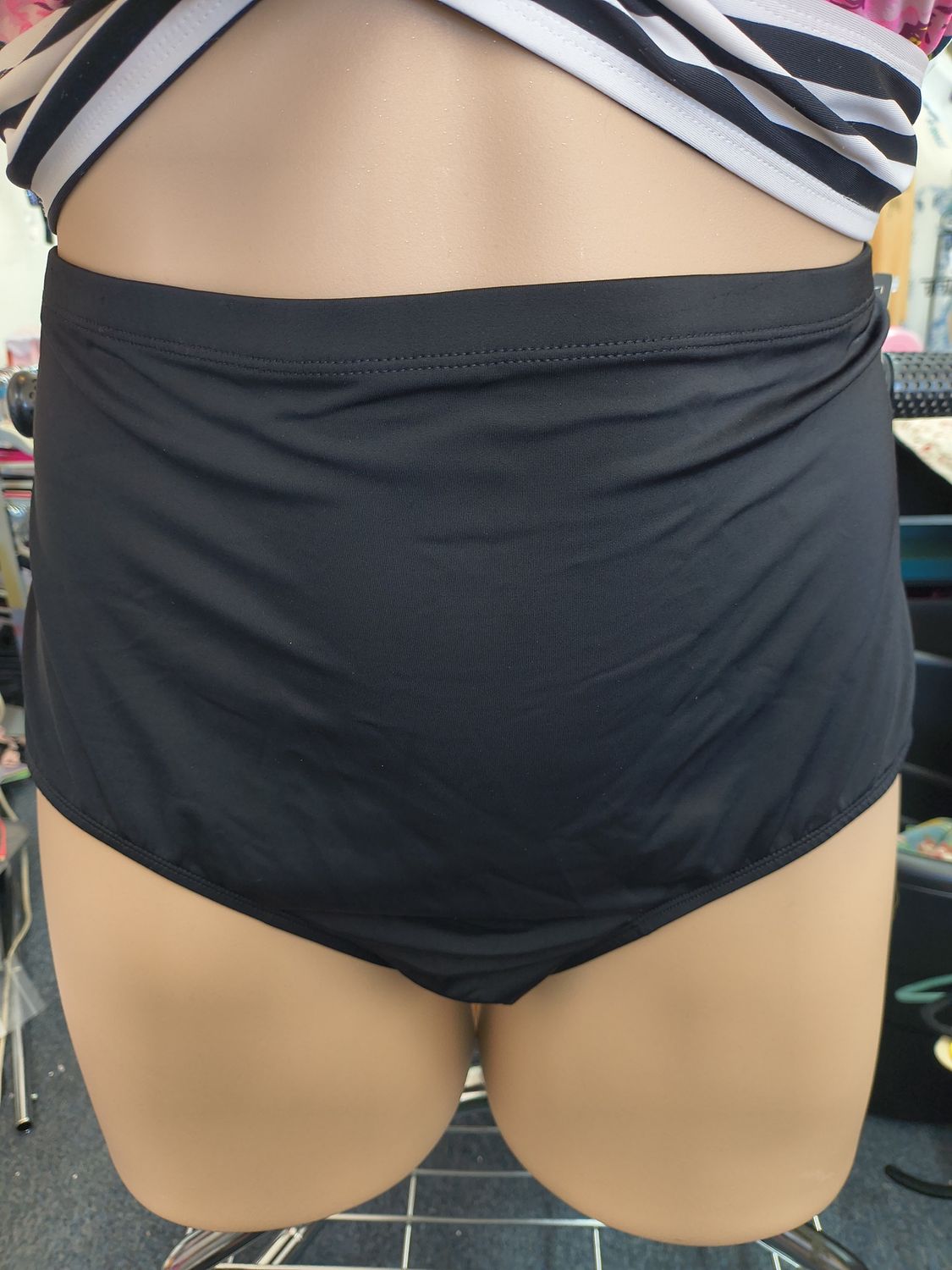 22/3x 24th and Ocean black swimsuit brief bottoms