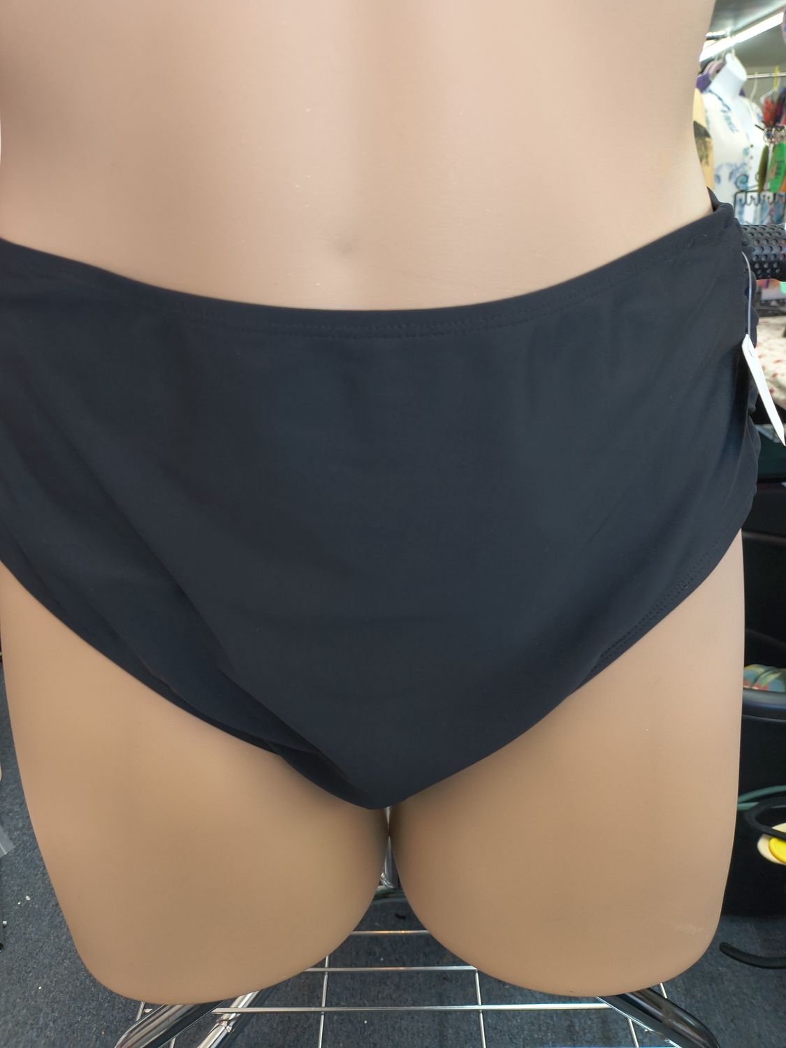 3x Time &amp; Tru black swimsuit brief bottom