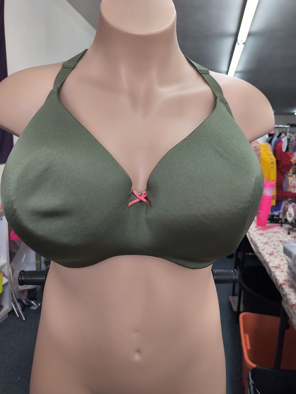 42I Cacique smooth balconette green underwire bra