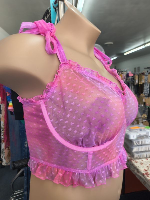 5x Torrid Curve NWT heart print unlined longline bra