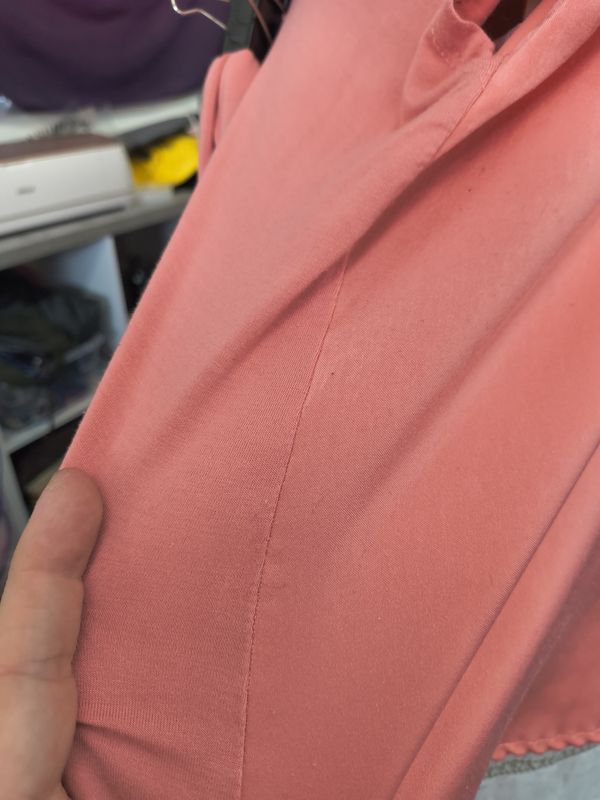 4x Maurices Edgely salmon shiny top