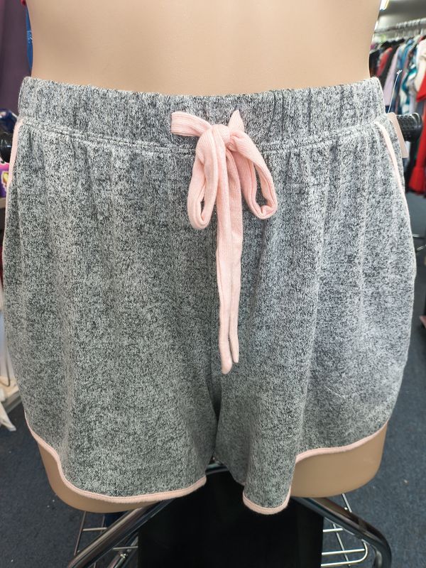 1x Sleep by Cacique soft gray and pink lounge shorts pjs