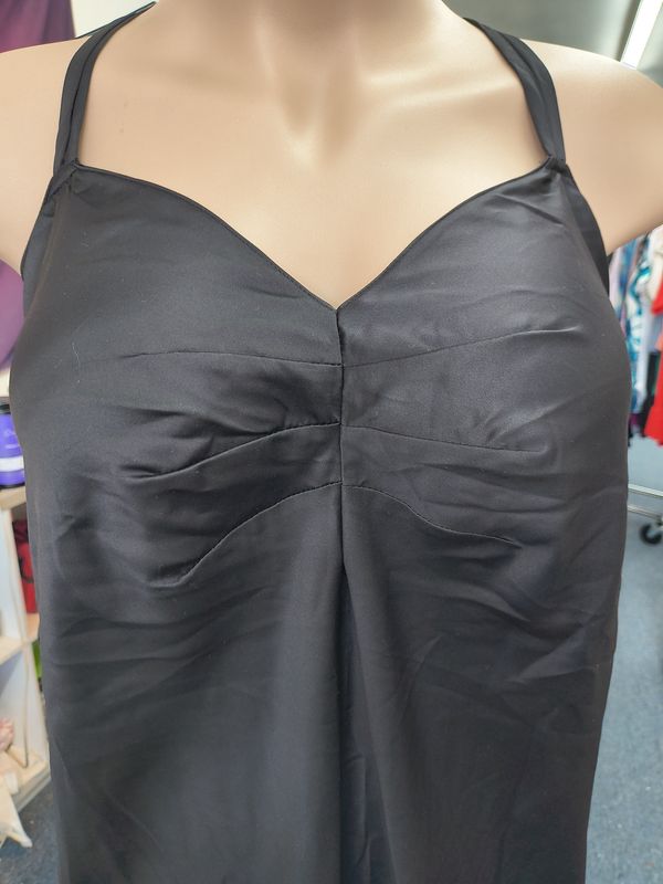 2x Sleep by Cacique long black silky nightgown lingerie