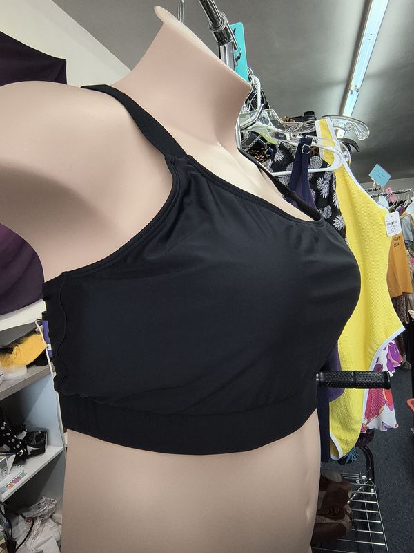 24W Daci black bikini swimsuit top