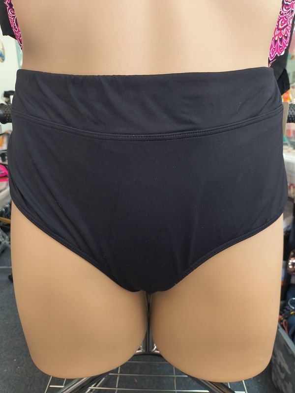 22w/3x Land's End black swim suit brief bottom