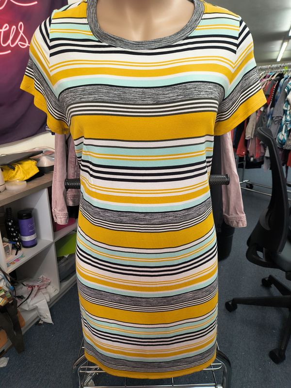 1x Ava &amp; Viv striped soft stretchy t-shirt  dress