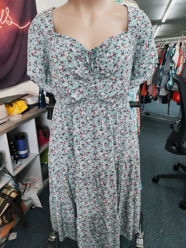 30 5x Bloomchic ditsy floral maxi dress pockets