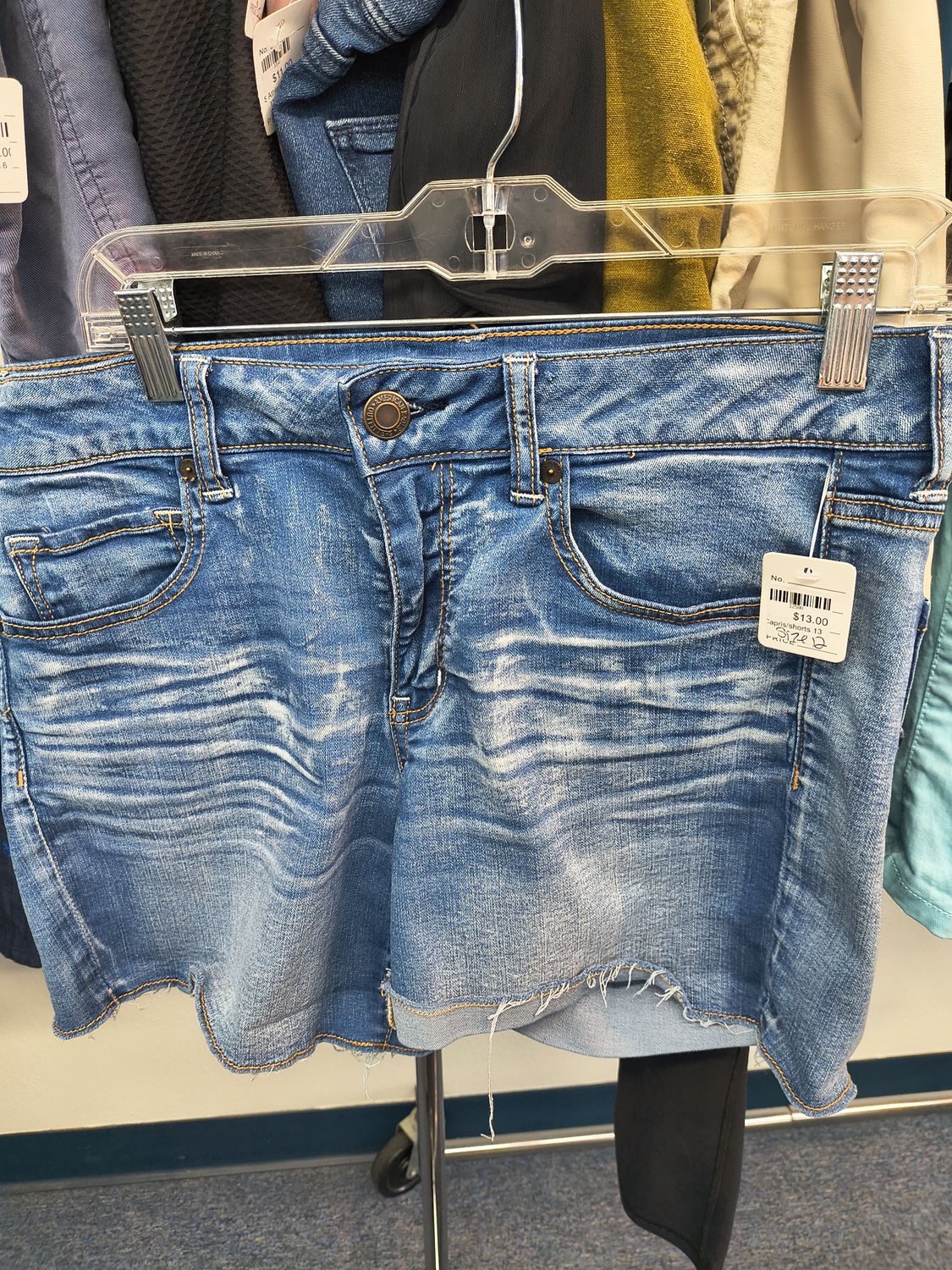 Size 12 American Eagle Outfitters distressed denim shorts
