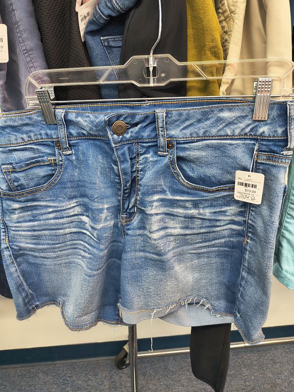 Size 12 American Eagle Outfitters distressed denim shorts
