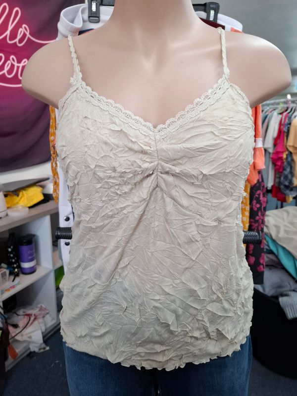 1x True Beauty by Emme tank crinkle Y2K tank top