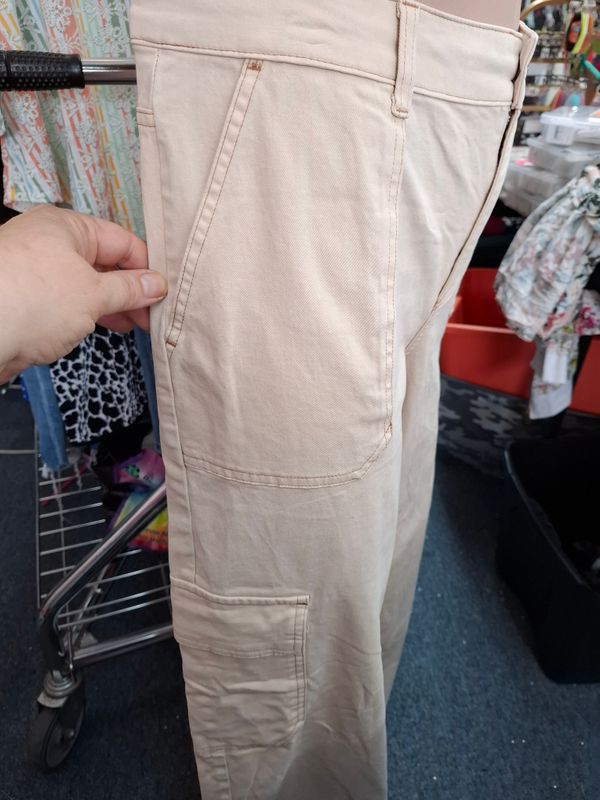 XL Wild Fable khaki denim cargo pants 14