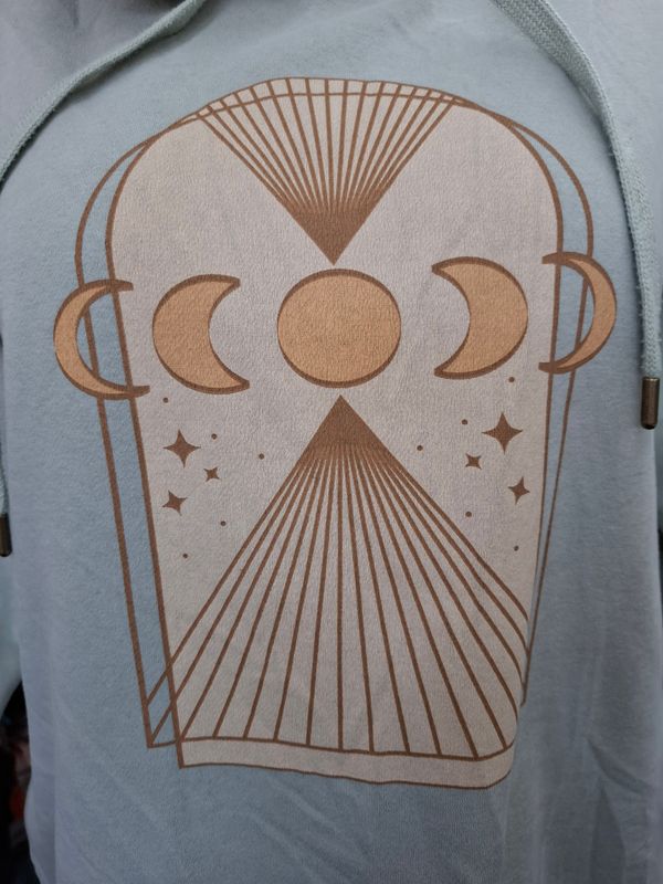 XL Avalanche outdoor supply company moon phase hoodie