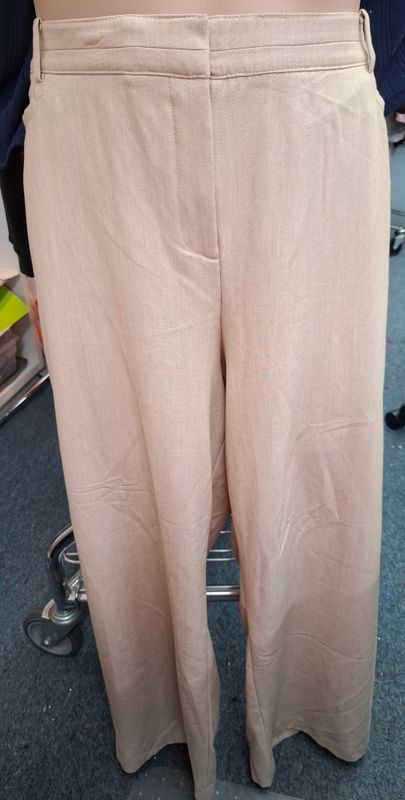 Size 28 Lane Bryant khaki wide leg dress pants
