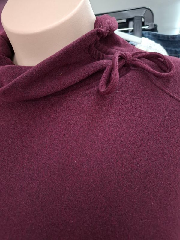 1x Maurices purple cowl neck soft top sweatshirt