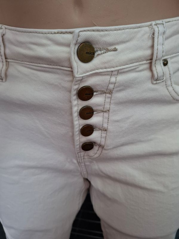 Size 29 12 Mica off white denim jeans distressed