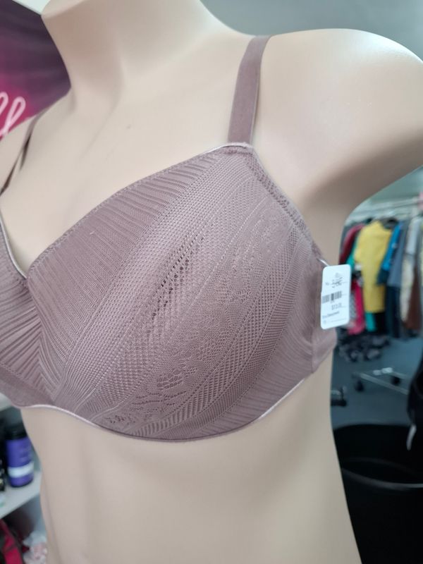 38E 38DDD Third Love mauve lace t-shirt bra