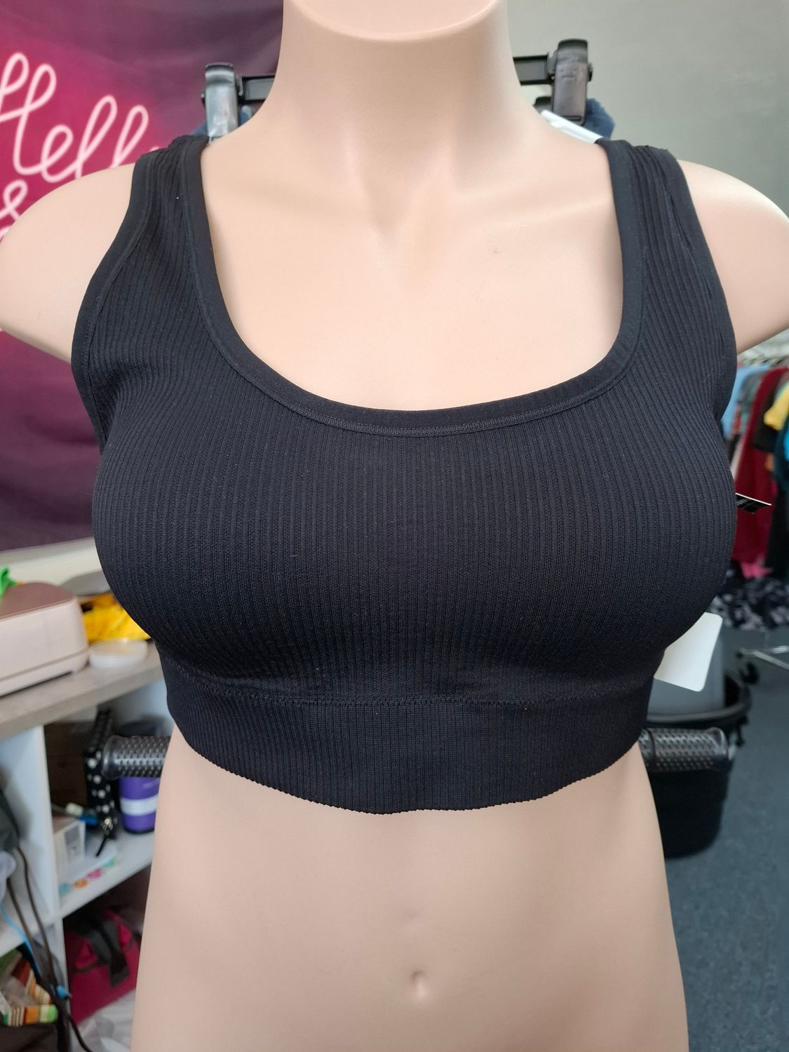 2x Torrid NWT black ribbed seamless lounge bralette