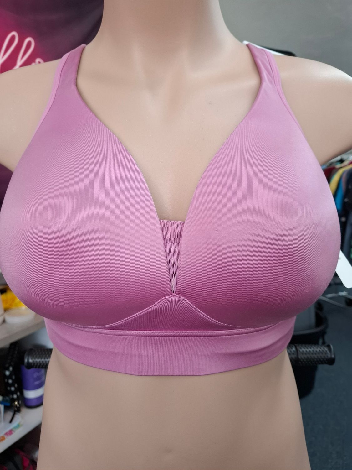 XXL Jockey purple soft wirefree lounge bra