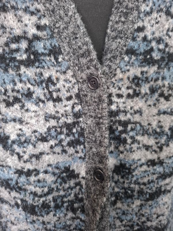 1x Athleta camo thick long cardigan sweater top