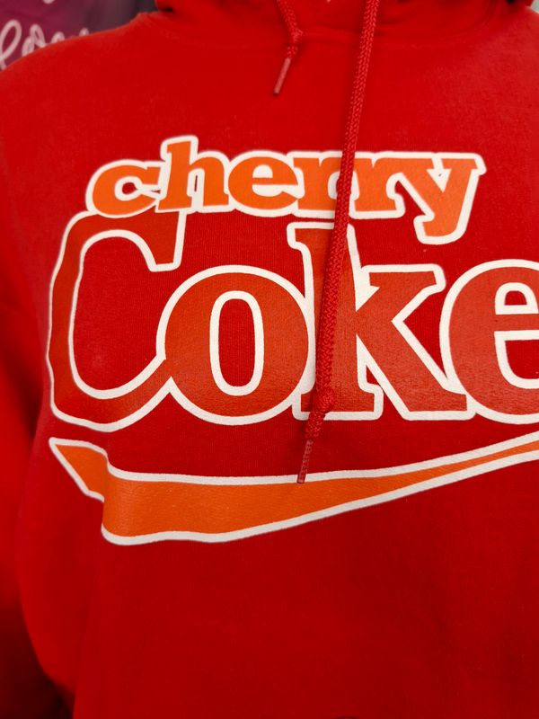 XL Cherry Coke red hoodie sweatshirt