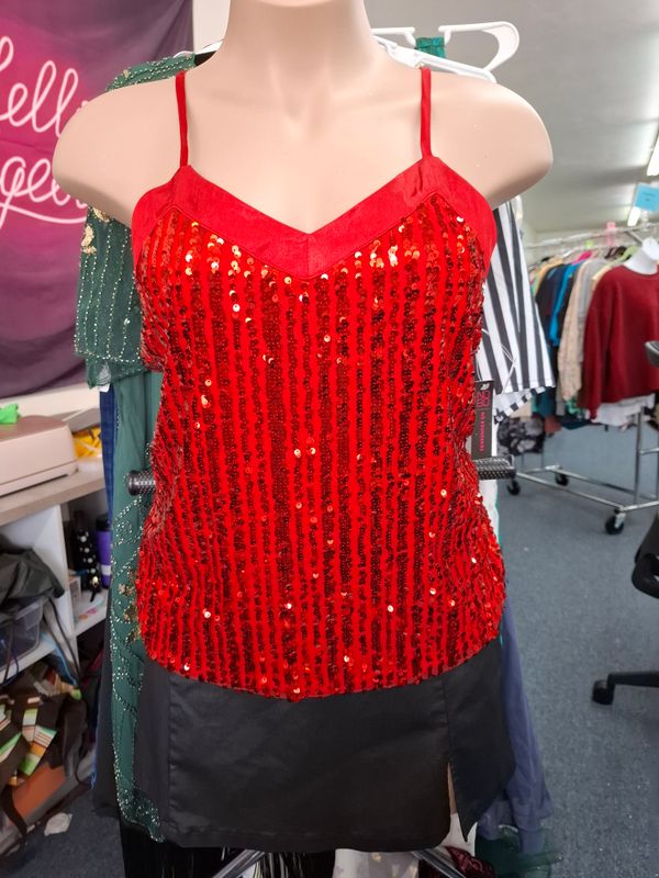 1x Nikki from Obsession party outfit tank top and skirt