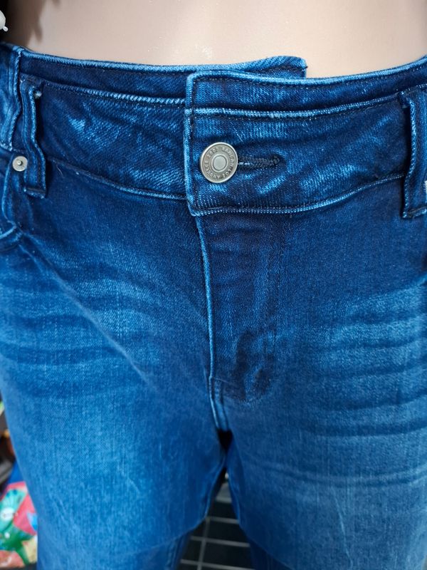 16 Kancan distressed flare jeans stretchy Dolly costume