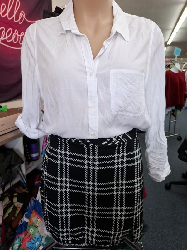 1x/2x Clueless Cher Halloween costume top and skirt