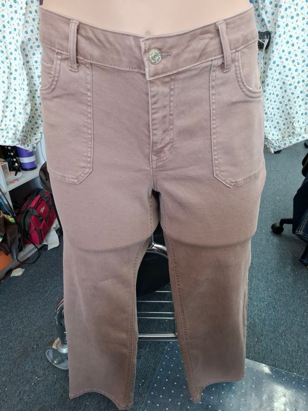 16 Maurices M Jeans slim straight ankle brown jeans