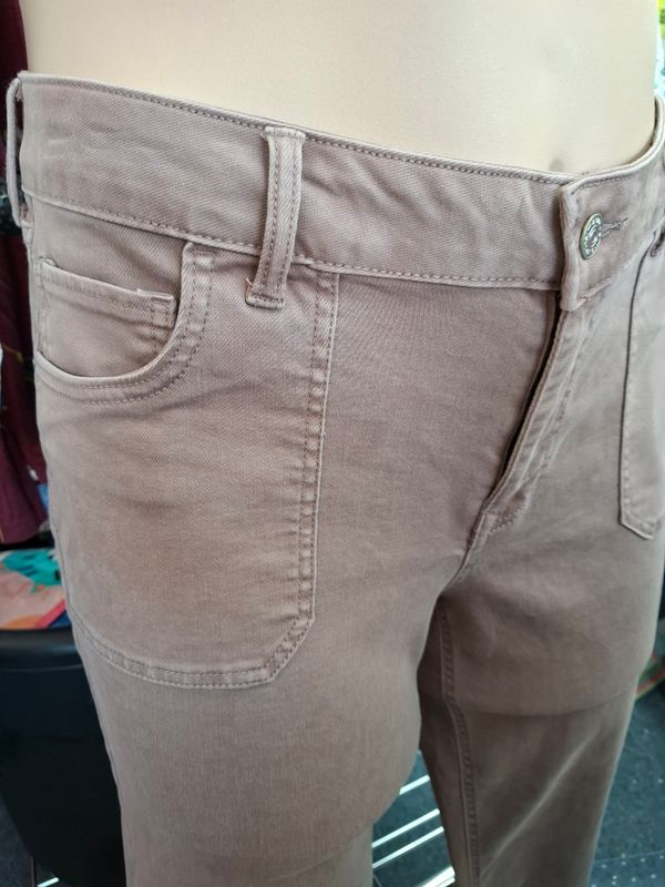 16 Maurices M Jeans slim straight ankle brown jeans