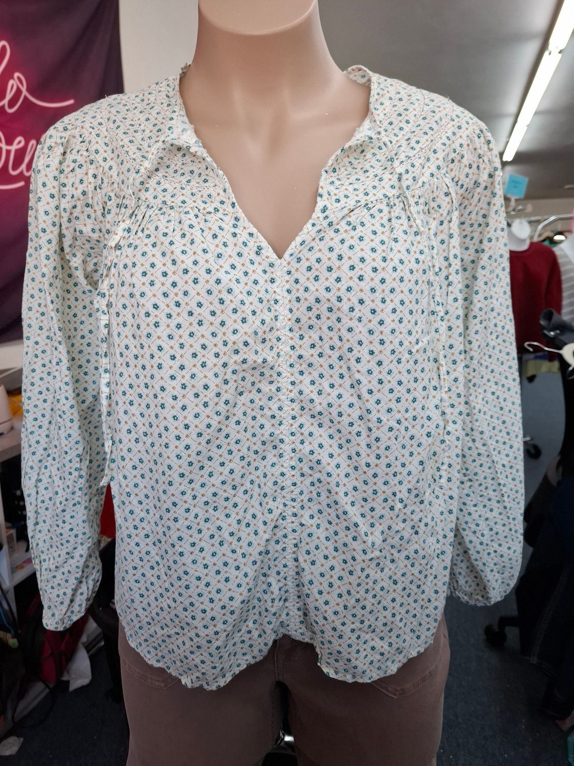 XL Universal Thread floral print loose boho top