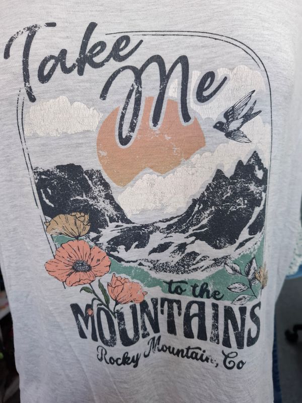 3x Maurices Rocky Mountain graphic tee gray